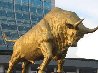 雕塑厂家大型铜雕牛